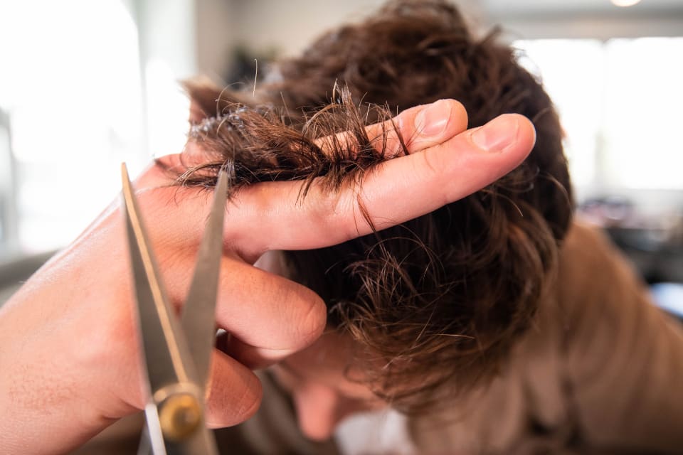 Event hairstyling — on location