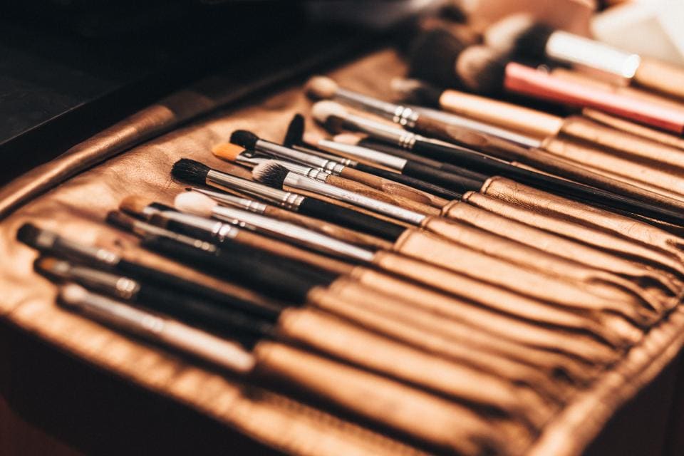 Performers' makeup — backstage